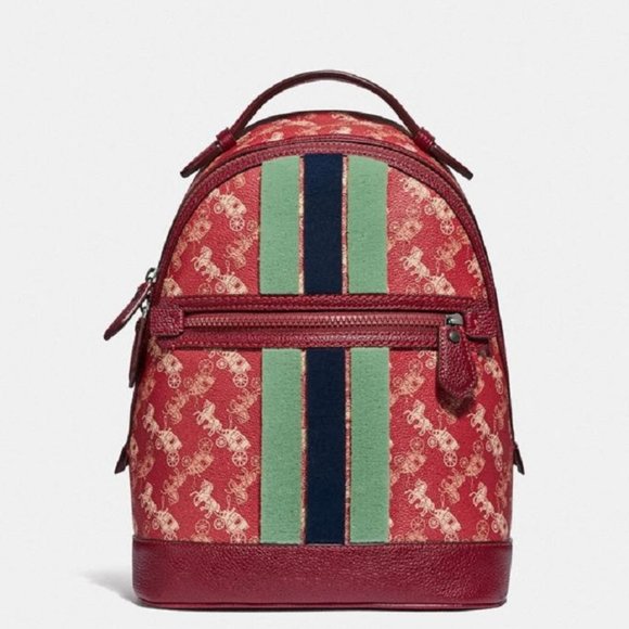 Coach Handbags - $179 *NEW* COACH Barrow Backpack With Horse And Ca